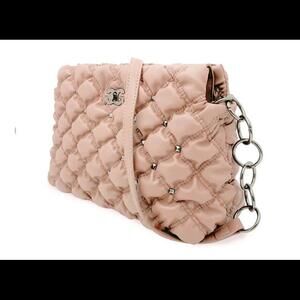 Gilda Paris Quilted Handbag Shoulder Bag Waffle Pattern w/ Strap NWT (MSRP $159)